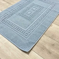 Tappeto Greca azzurro 60 x 120