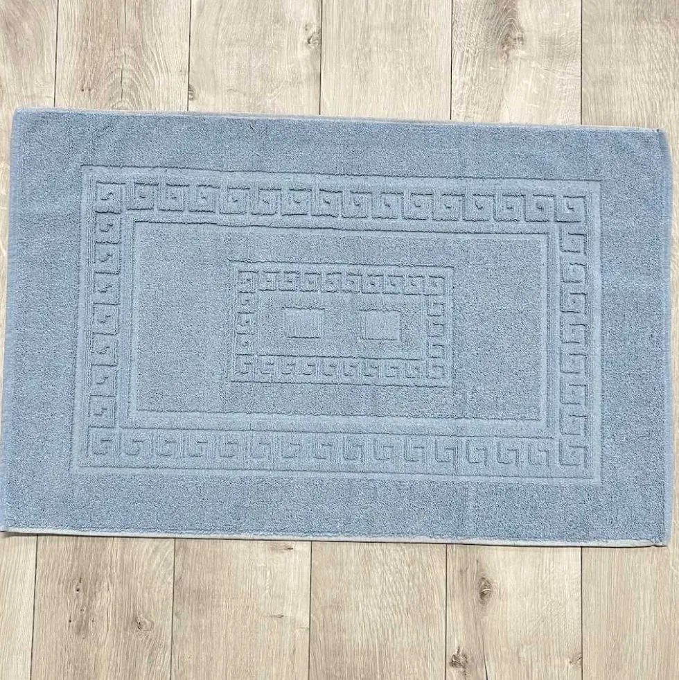 Tappeto Greca azzurro 60 x 120