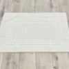 Tappeto Greca bianco 60 x 180