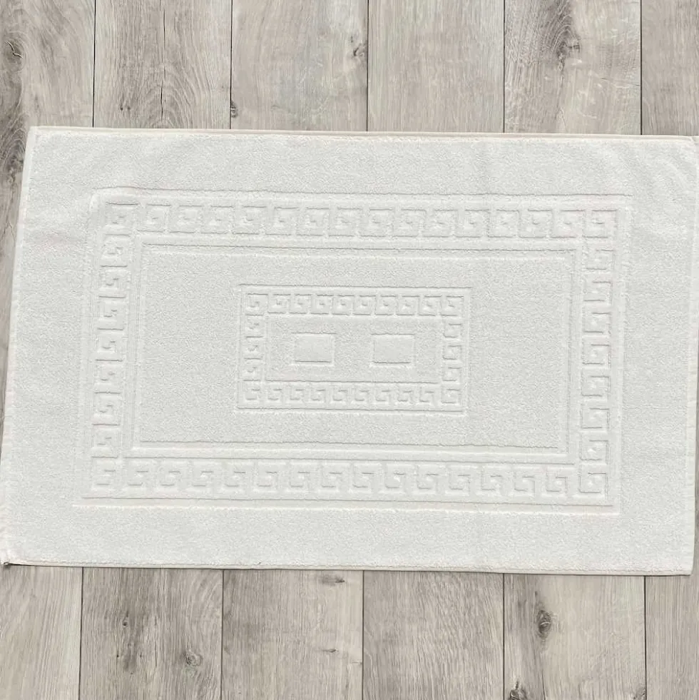 Tappeto Greca bianco 60 x 90