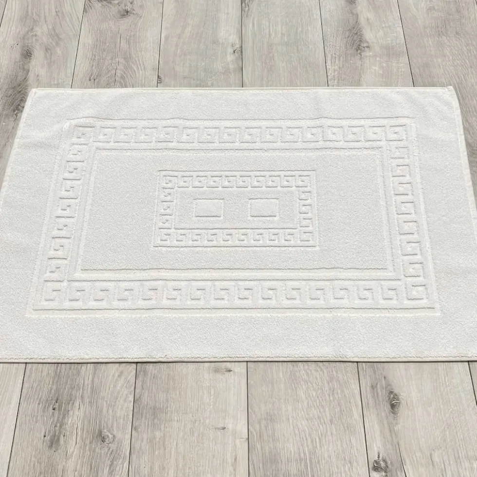 Tappeto Greca bianco 60 x 90