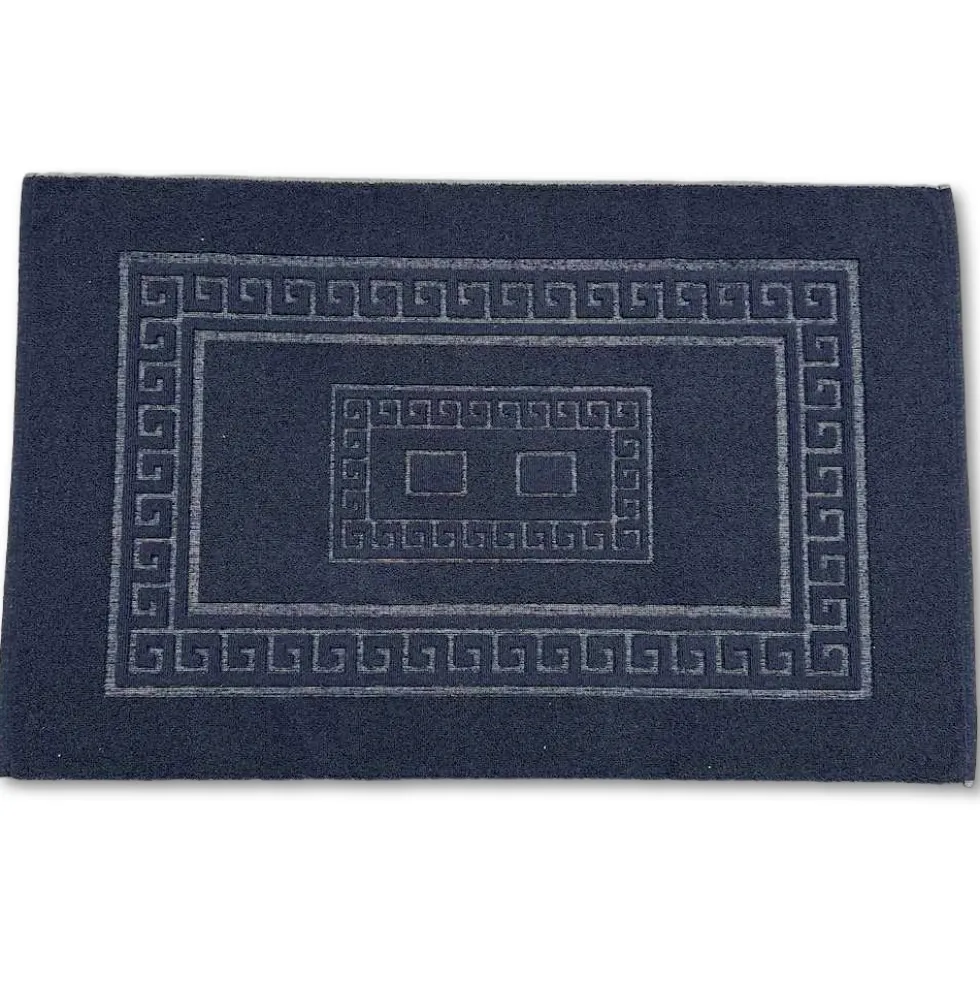Tappeto Greca blu 60 x 90