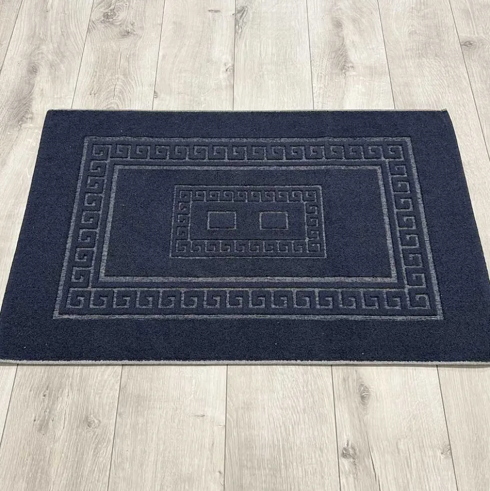 Tappeto Greca blu 60 x 90