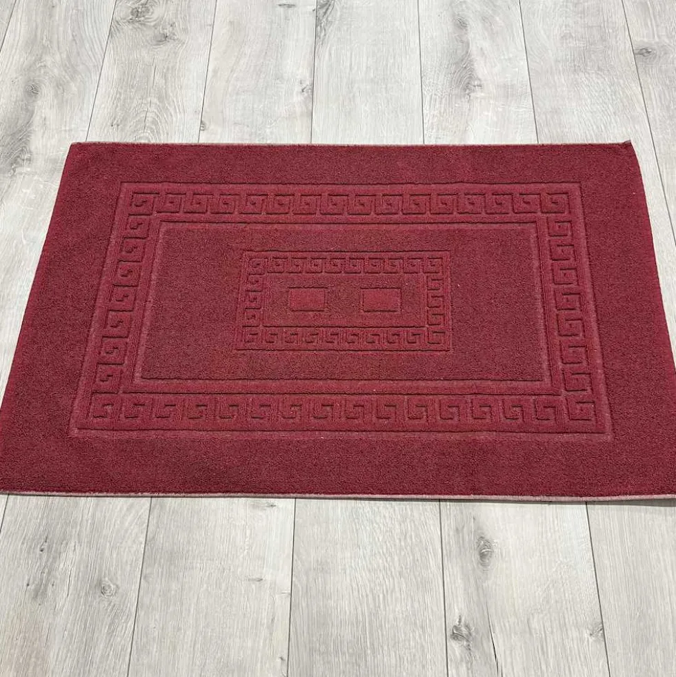Tappeto Greca bordeaux 60 x 90