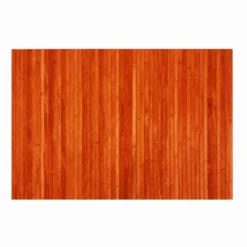Tappeto in Bamboo Arancio 50 x 100 cm