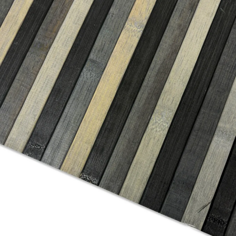 Tappeto in Bamboo Degradè Grigio 50 x 85 cm