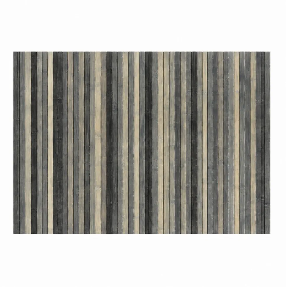 Tappeto in Bamboo Degradè Grigio 50 x 85 cm