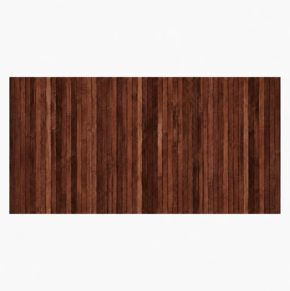 Tappeto in Bamboo Marrone 50 x 164 cm