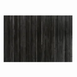 Tappeto in Bamboo Nero 50 x 118 cm
