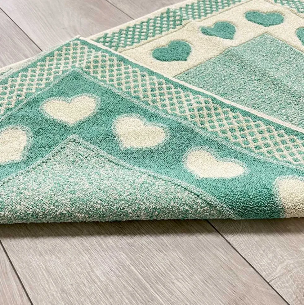 Tappeto Love Verde 60 x 90