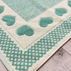 Tappeto Love Verde 60 x 90