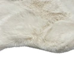 Tappeto pelliccia ecologica Orsetto Cuore 80 cm