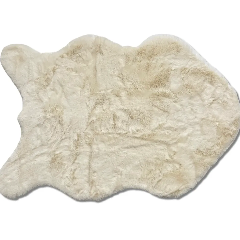 Tappeto pelliccia ecologica Orsetto 60 X 90 Avorio