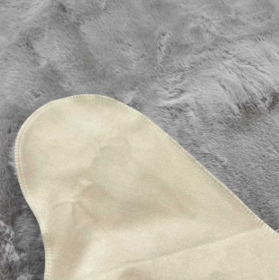 Tappeto pelliccia ecologica Micetto grigio
