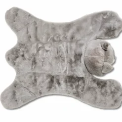 Tappeto pelliccia ecologica Micetto grigio