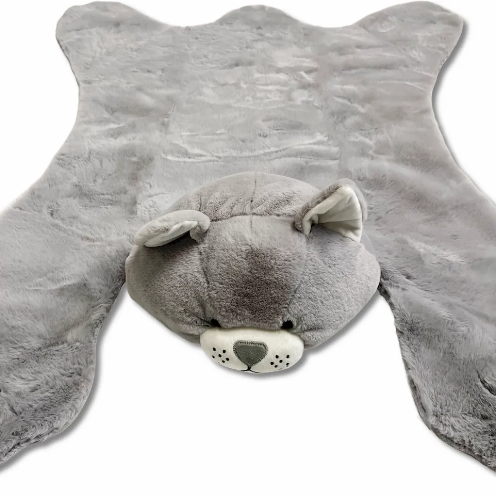 Tappeto pelliccia ecologica Micetto grigio