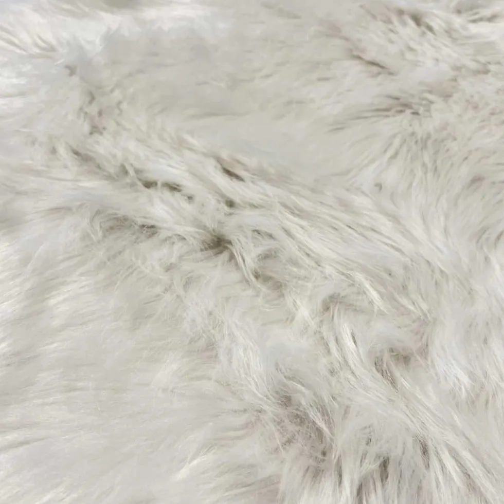 Tappeto pelliccia ecologica Stoccolma bianco 60 X 90