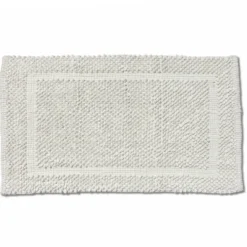 Tappeto pop corn in rilievo bianco 50 x 120