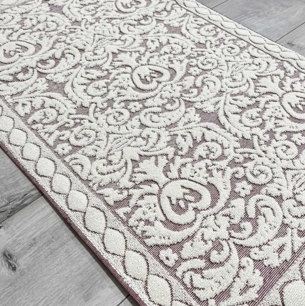 Tappeto Rebecca bordeaux 60 x 180