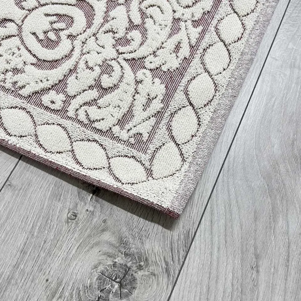 Tappeto Rebecca bordeaux 60 x 120