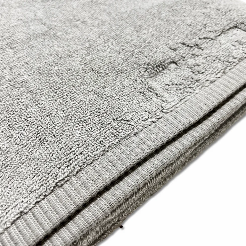Telo bagno 530 gr Aurora melange grigio