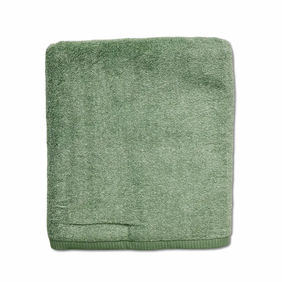 Telo bagno 530 gr Aurora melange verde