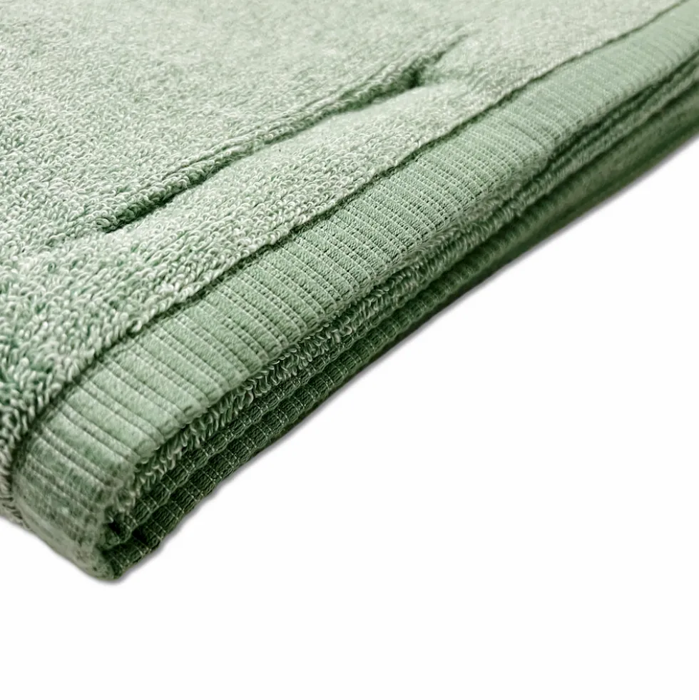 Telo bagno 530 gr Aurora melange verde