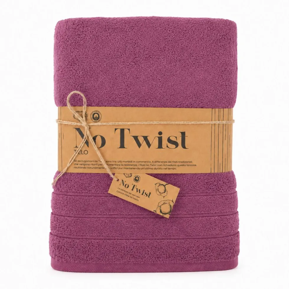 Telo bagno No Twist Ciclamino