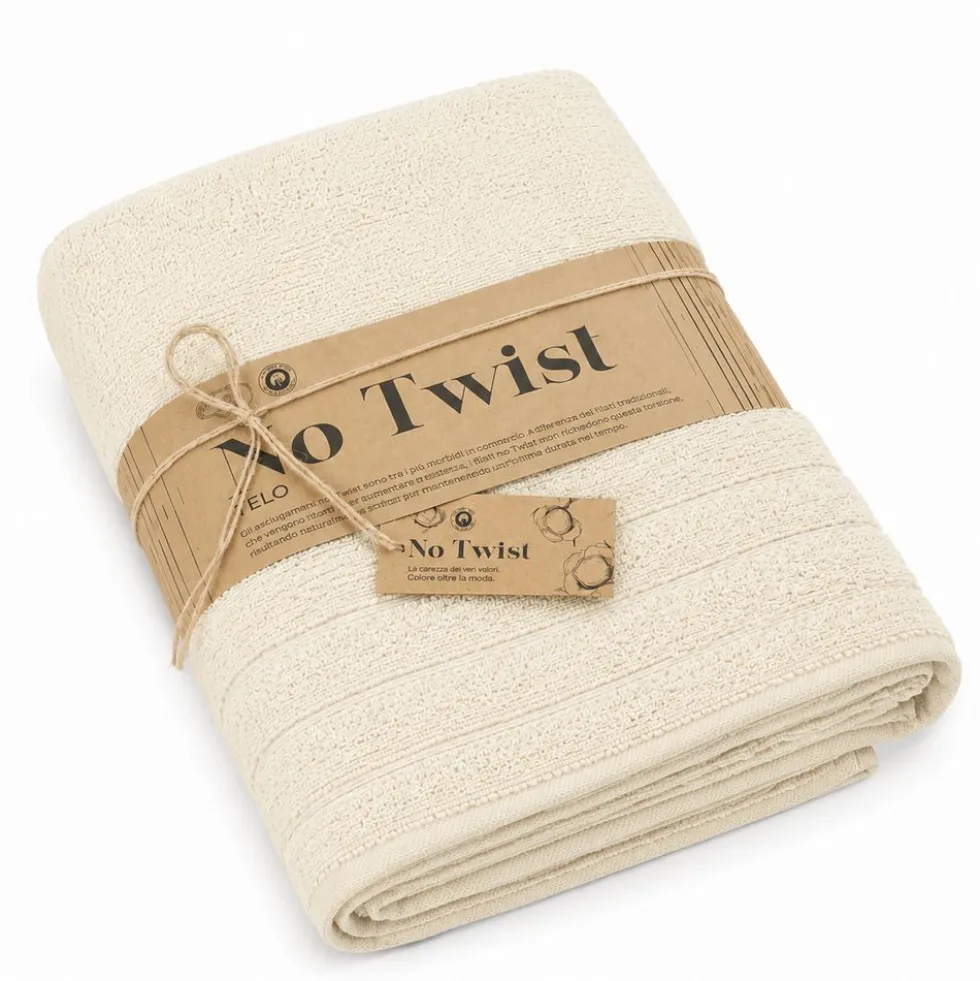 Telo bagno No Twist Crema