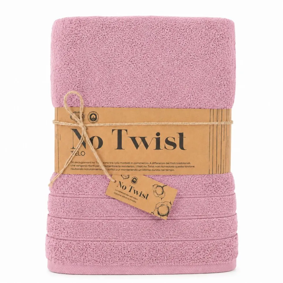 Telo bagno No Twist Rosa