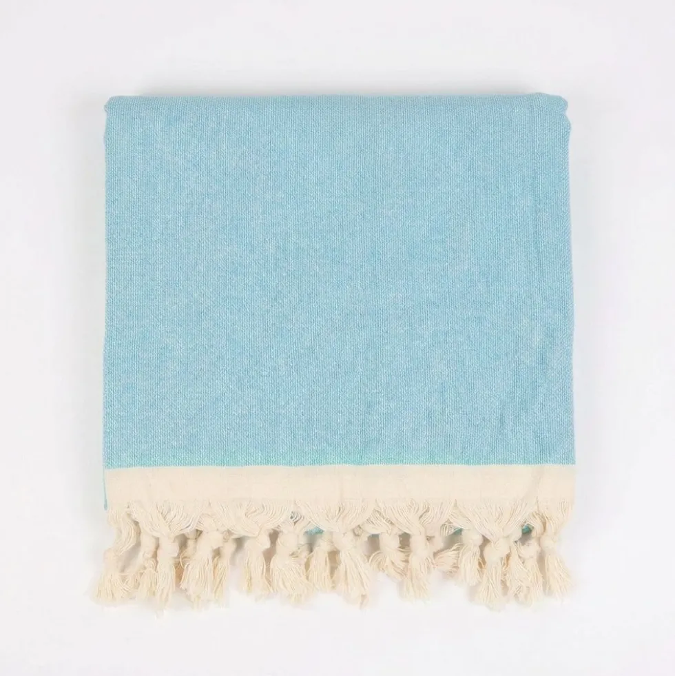 Telo Mare Fouta Jacquard Coral Tiffany 90x170