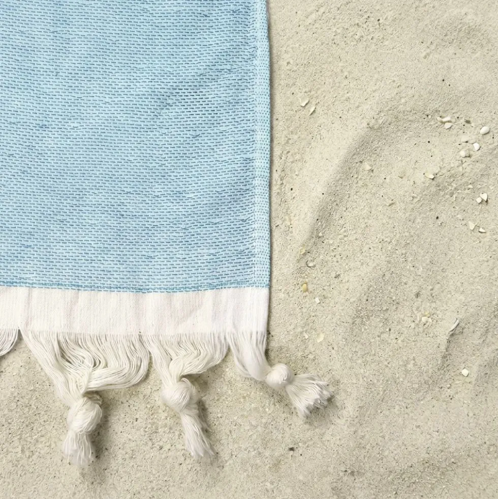 Telo Mare Fouta Jacquard Coral Tiffany 90x170