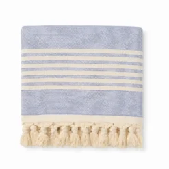 Telo Mare Fouta Jacquard Maddy Blu 90x170