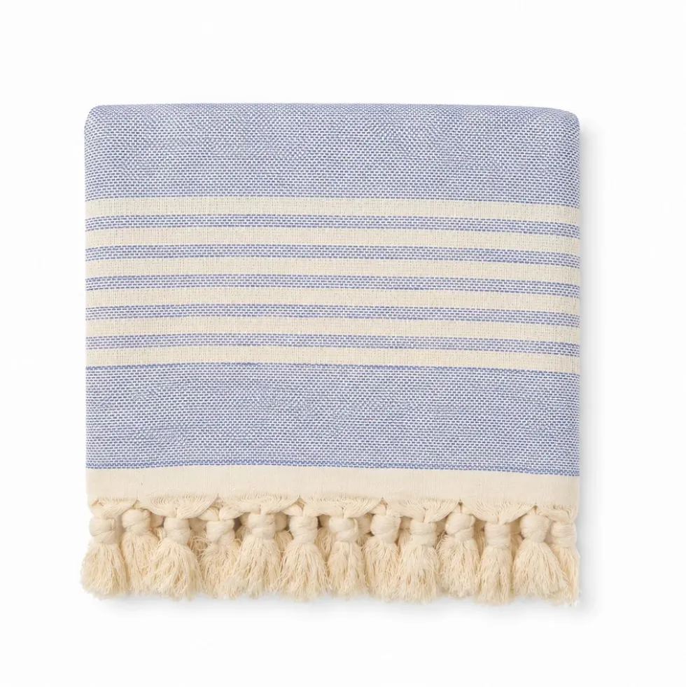 Telo Mare Fouta Jacquard Maddy Blu 90x170