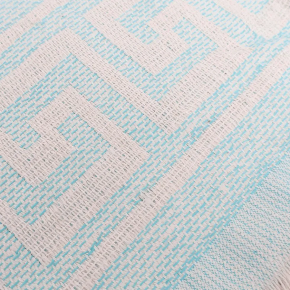 Telo Mare Fouta Jacquard Poseidon Tiffany 90x170