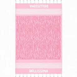 Telo Mare Fouta stampato con frange Bellissima Rosa 90x170