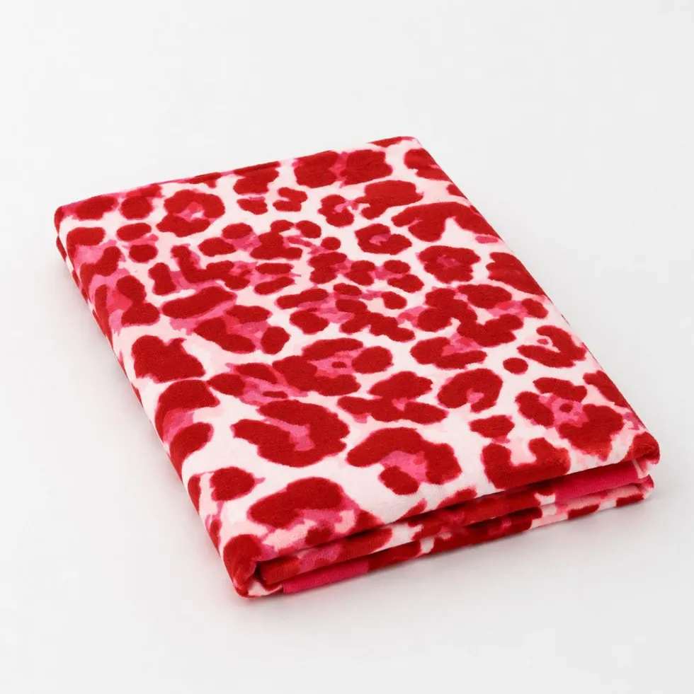 Telo Mare in Microfibra Maui Pink Animalier 100 x 180 DIS. 24