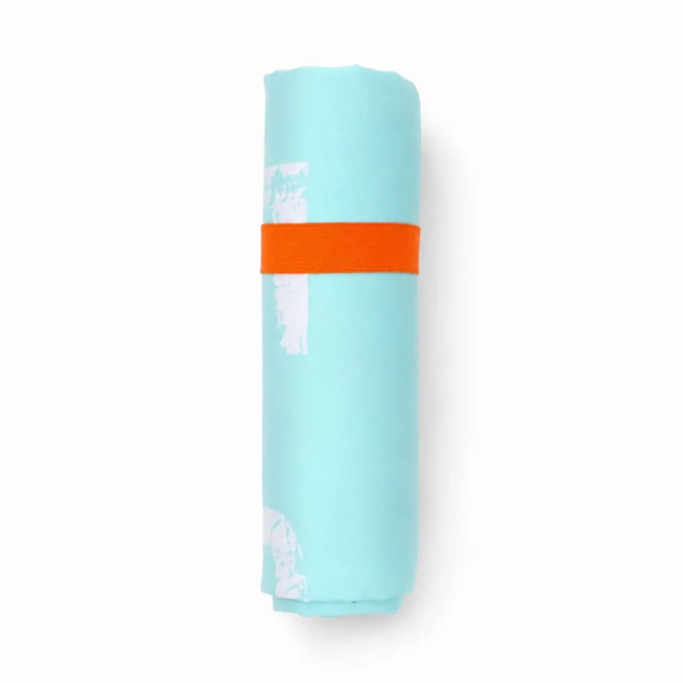 Telo mare microfibra Teddy Surf Arancione 90x170