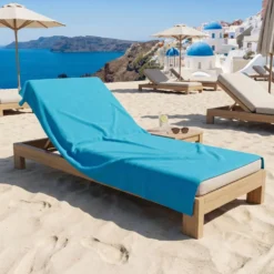Telo Mare Pareo Microfibra Azzurro 90 x 170