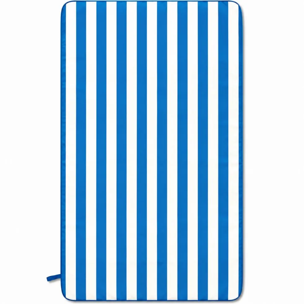 Telo Mare Pareo microfibra Monterey Riga Azzurra 90 x 170