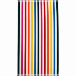 Telo mare Spugna Jacquard Graffiti Multicolor 100 x 180