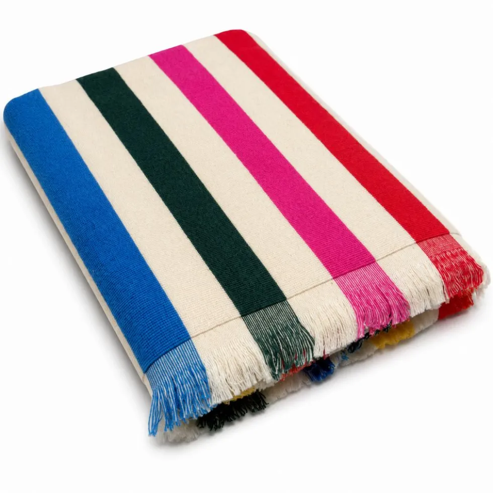 Telo mare Spugna Jacquard Graffiti Multicolor 100 x 180