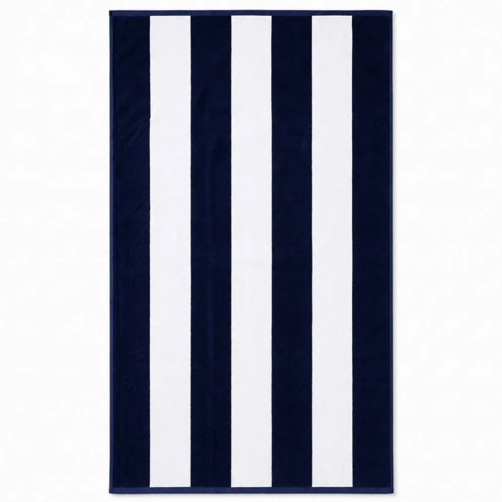 Telo Mare Spugna Jacquard Marbù Doubleface Oltremare 90x165