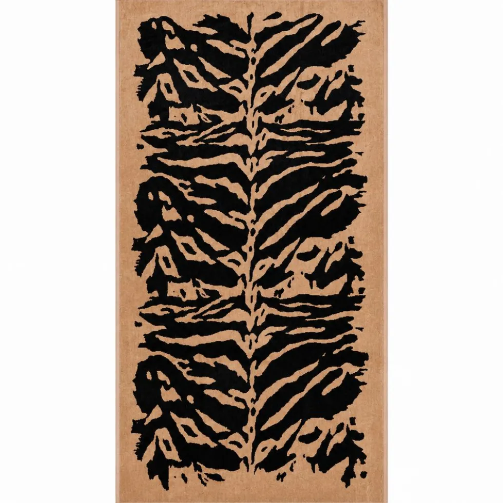 Telo Mare Spugna Jacquard Masai Mara Tigrato 90 x 165