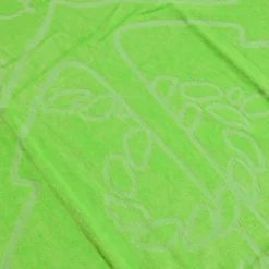 Telo mare Spugna Jacquard Urgada Ancora Verde 90x160