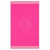 Telo Mare Spugna Velour New Cameo Fluo Fucsia 90 x 165