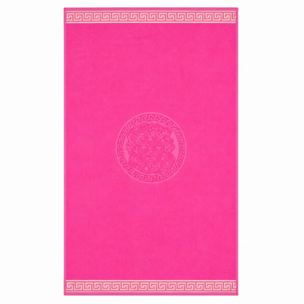 Telo Mare Spugna Velour New Cameo Fluo Fucsia 90 x 165