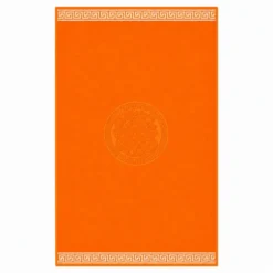 Telo Mare Spugna Velour New Cameo Fluo Arancio 90 x 165