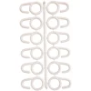 Tenda da sole anelli laterali idrorepellente canarie grigio 145 x 300