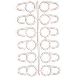 Tenda da sole anelli laterali idrorepellente canarie blu 145 x 300